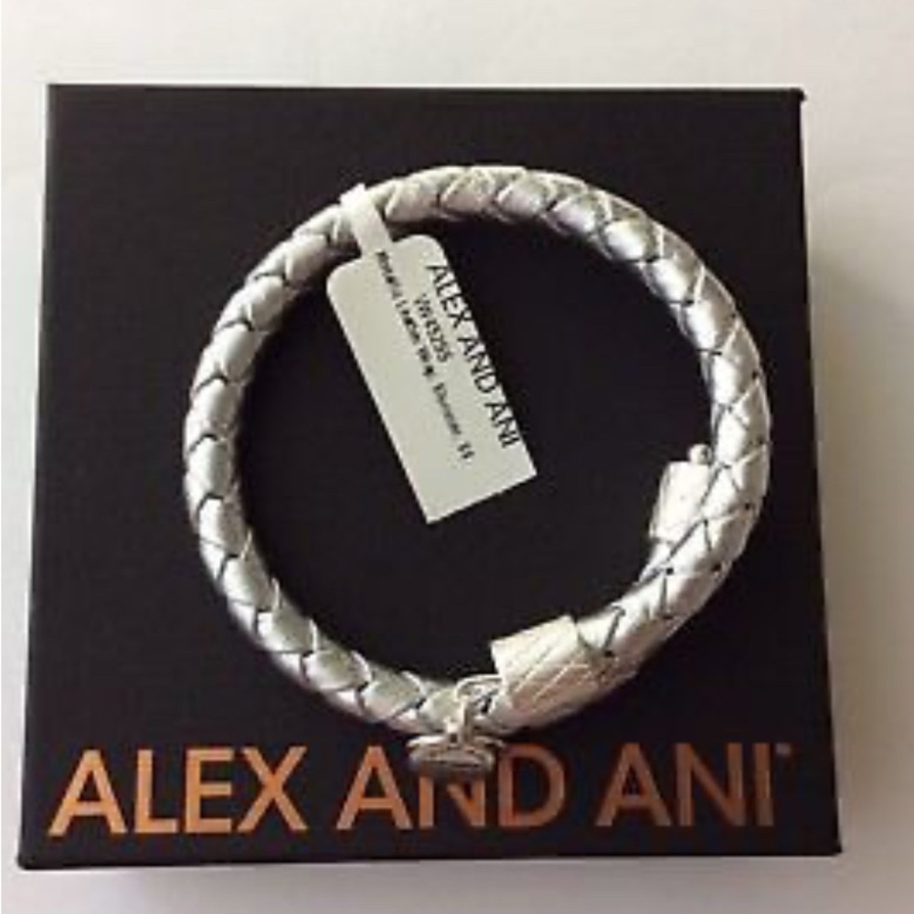 Alex & Ani Vintage 66 Metallic Silver Wrap Bracelet